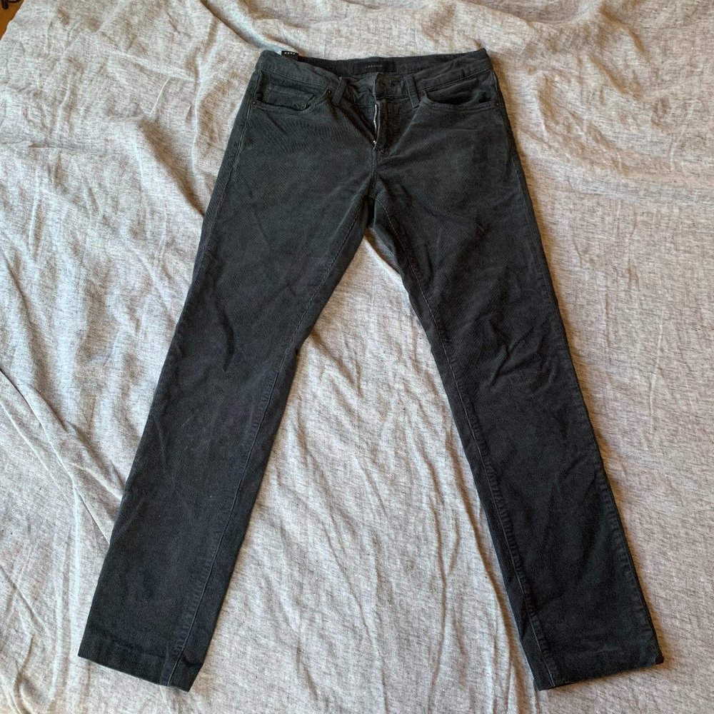 Corduroy J Brand Jeans in Dark Gray